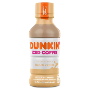 Dunkin' Donuts French Vanilla Iced Coffee, 13.7 oz