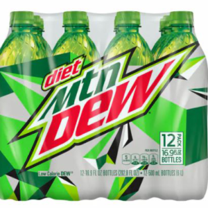 diet mountain dew 12 pack bottles