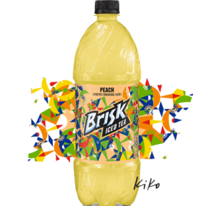 brisk tea peach1l