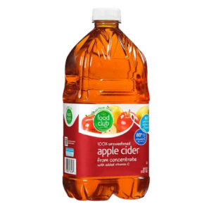Food Club Juice Apple Cider 64 oz
